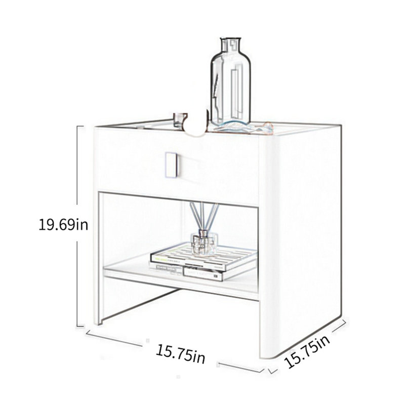 Everly Quinn Savitr Solid Wood Nightstand Wayfair